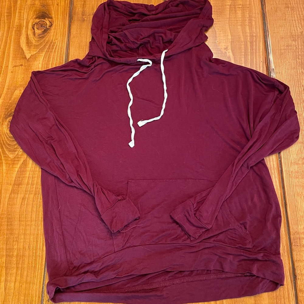 Pink Republic size small hooded shirt